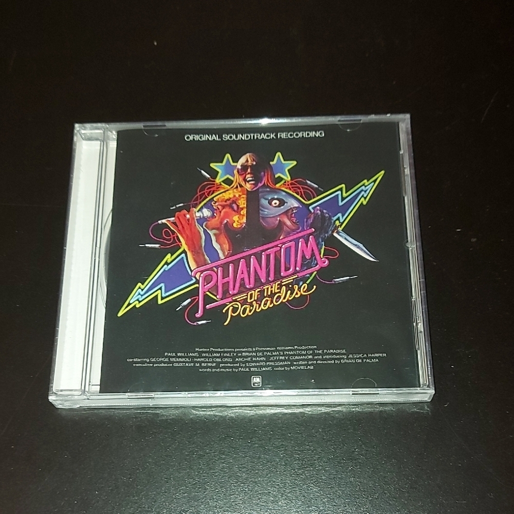 Phantom of the Paradise Soundtrack CD - Black Cover